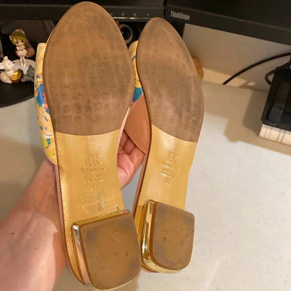 Sandals Renzoni, 100% Leather, size 10